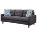 Watsonville - Tufted Back Sofa - Gray Sacramento Furniture Store Furniture store in Sacramento