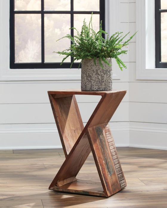 Lily - Geometric Accent Table - Natural Sacramento Furniture Store Furniture store in Sacramento