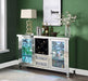 Noralie - Wine Cabinet - Mirrored & Faux Diamonds - 36" Sacramento Furniture Store Furniture store in Sacramento