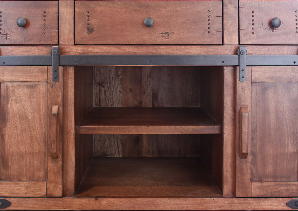 Parota - Kitchen Island - Cinnamon Brown