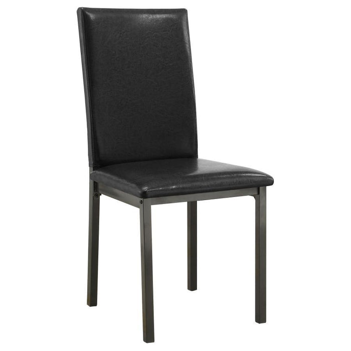 Garza - Upholstered Dining Chairs (Set of 2) - Black Sacramento Furniture Store Furniture store in Sacramento