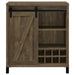 Arlington - Bar Cabinet With Sliding Door - Rustic Oak Sacramento Furniture Store Furniture store in Sacramento