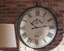 Augustina - Antique Black - Wall Clock Sacramento Furniture Store Furniture store in Sacramento