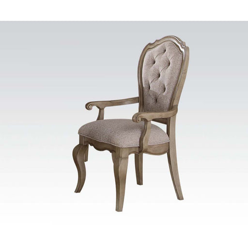 Chelmsford - Chair (Set of 2) - Beige Fabric & Antique Taupe Sacramento Furniture Store Furniture store in Sacramento