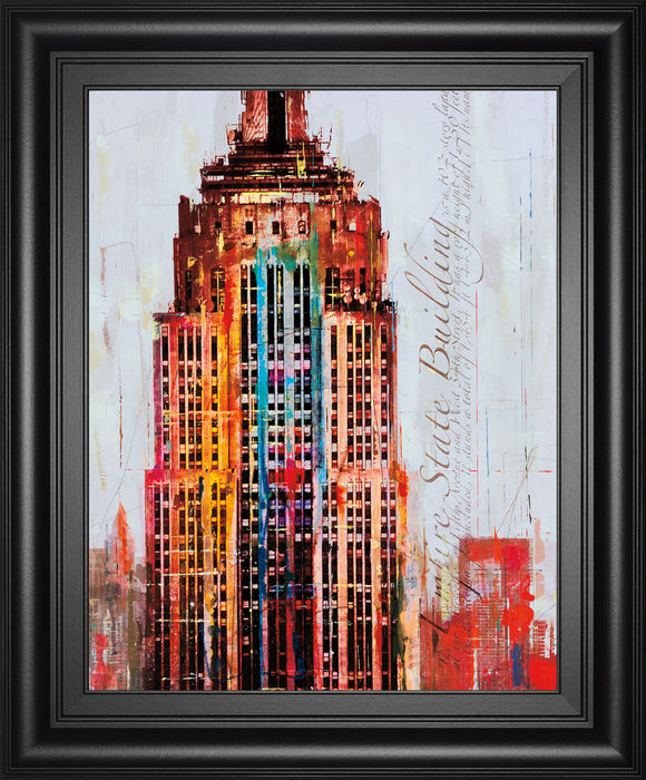 The City That Never Sleeps I By Haub - Wall Art - Red