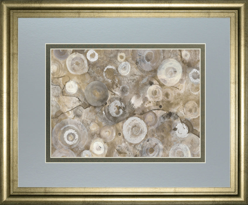 Natural Agate By Albena Hristova - Framed Print Wall Art - Blue