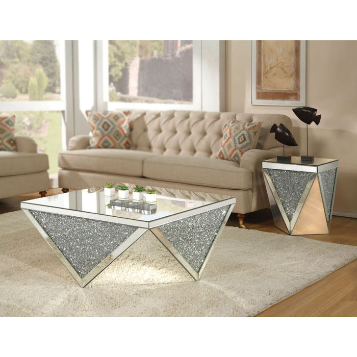 Noralie - Coffee Table - Mirrored - 19" Sacramento Furniture Store Furniture store in Sacramento