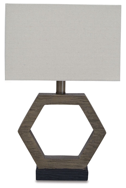 Marilu - Gray Dark - Poly Table Lamp Sacramento Furniture Store Furniture store in Sacramento