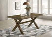 Alston - X-Shaped Dining Table - Knotty Nutmeg Sacramento Furniture Store Furniture store in Sacramento