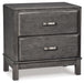 Caitbrook - Gray - Two Drawer Night Stand Sacramento Furniture Store Furniture store in Sacramento