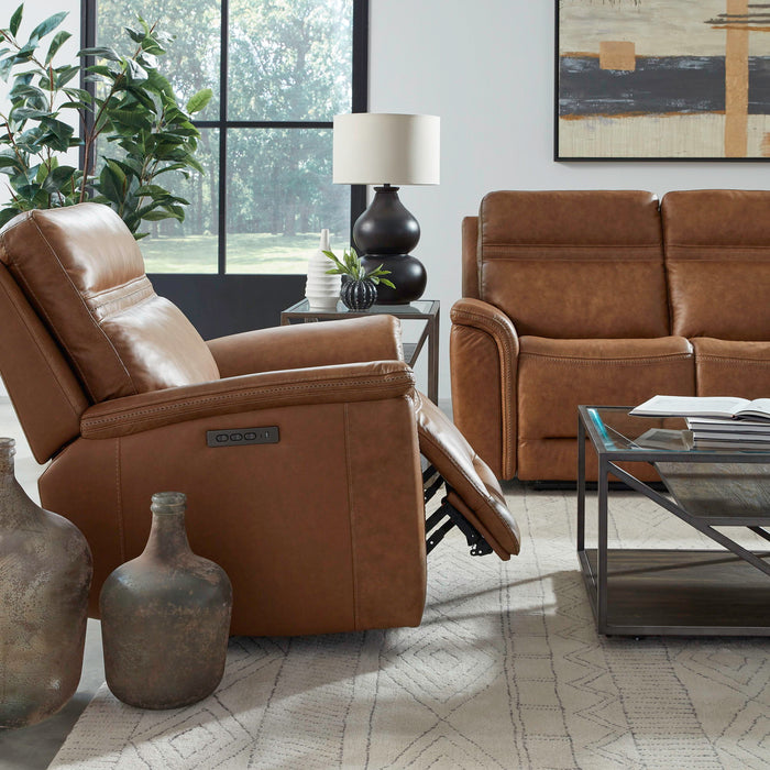 Cooper - Swivel Glider Recliner P3 - Camel