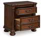 Lavinton - Brown - Three Drawer Night Stand Sacramento Furniture Store Furniture store in Sacramento