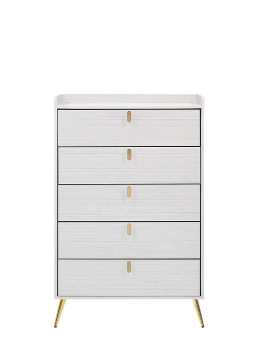 Zeena - Chest - White Finish Sacramento Furniture Store Furniture store in Sacramento