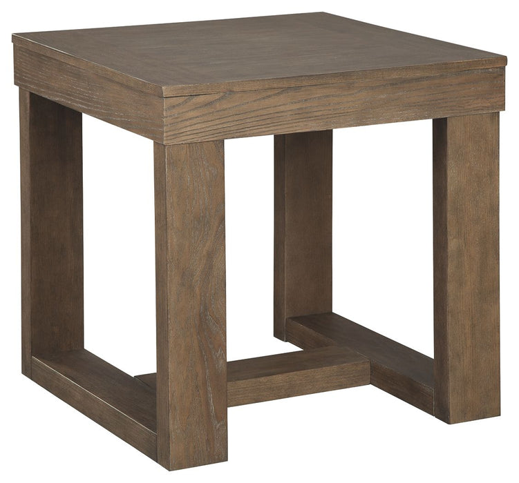 Cariton - Gray - Square End Table Sacramento Furniture Store Furniture store in Sacramento