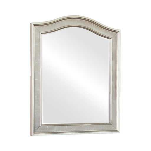 Bling Game - Arched Top Vanity Mirror - Metallic Platinum Sacramento Furniture Store Furniture store in Sacramento