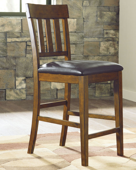 Ralene - Medium Brown - Upholstered Barstool (Set of 2) Sacramento Furniture Store Furniture store in Sacramento