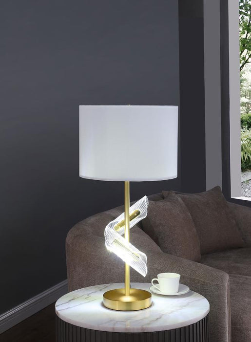 Kingsley - Drum Shade Table Lamp (Set of 2) - Gold