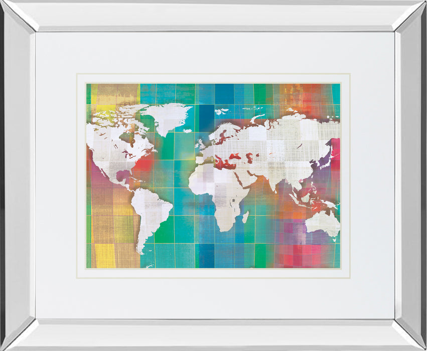 Color My World By Venter T. Mirrored Frame - Green