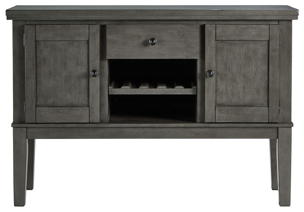 Hallanden - Gray - Dining Room Server Sacramento Furniture Store Furniture store in Sacramento