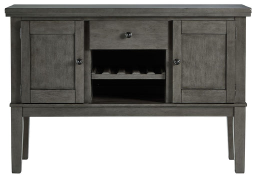 Hallanden - Gray - Dining Room Server Sacramento Furniture Store Furniture store in Sacramento