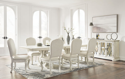 Arlendyne - Antique White - 11 Pc. - Dining Table, 8 Side Chairs, Server Sacramento Furniture Store Furniture store in Sacramento
