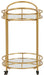 Wynora - Gold - Bar Cart Sacramento Furniture Store Furniture store in Sacramento