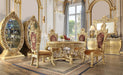 Bernadette - Dining Table - Gold Finish - 32" Sacramento Furniture Store Furniture store in Sacramento