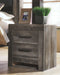 Wynnlow - Gray - Two Drawer Night Stand Sacramento Furniture Store Furniture store in Sacramento