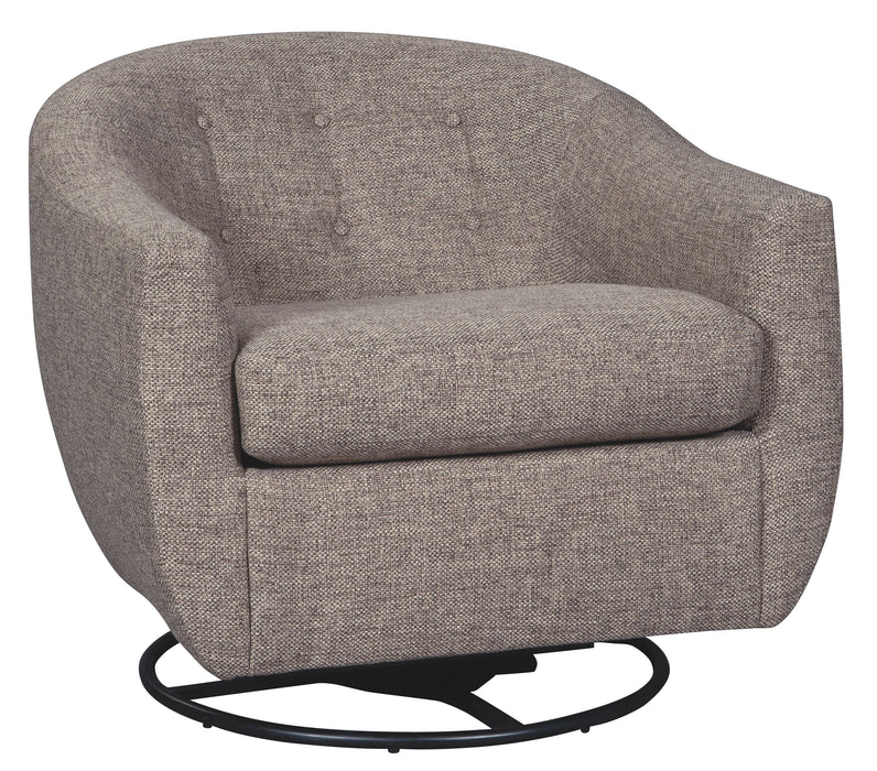 Upshur - Taupe - Swivel Glider Accent Chair Sacramento Furniture Store Furniture store in Sacramento