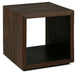 Hensington - Brown / Black - Square End Table Sacramento Furniture Store Furniture store in Sacramento