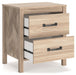 Battelle - Tan - Two Drawer Night Stand Sacramento Furniture Store Furniture store in Sacramento