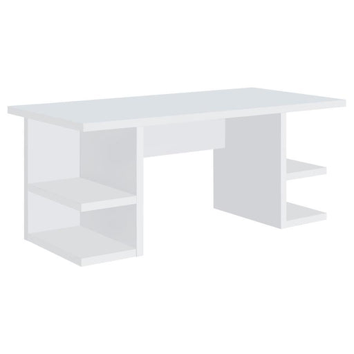 Alice - Writing Desk - White With Open Shelves Sacramento Furniture Store Furniture store in Sacramento