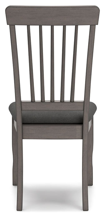 Shullden - Gray - Dining Room Side Chair (Set of 2) Sacramento Furniture Store Furniture store in Sacramento