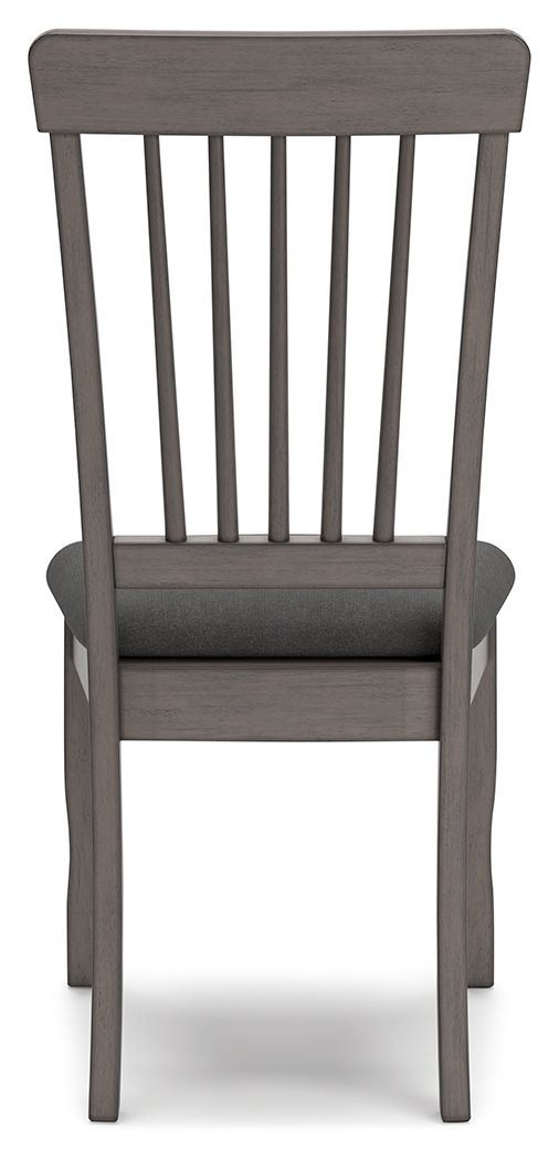 Shullden - Gray - Dining Room Side Chair (Set of 2) Sacramento Furniture Store Furniture store in Sacramento