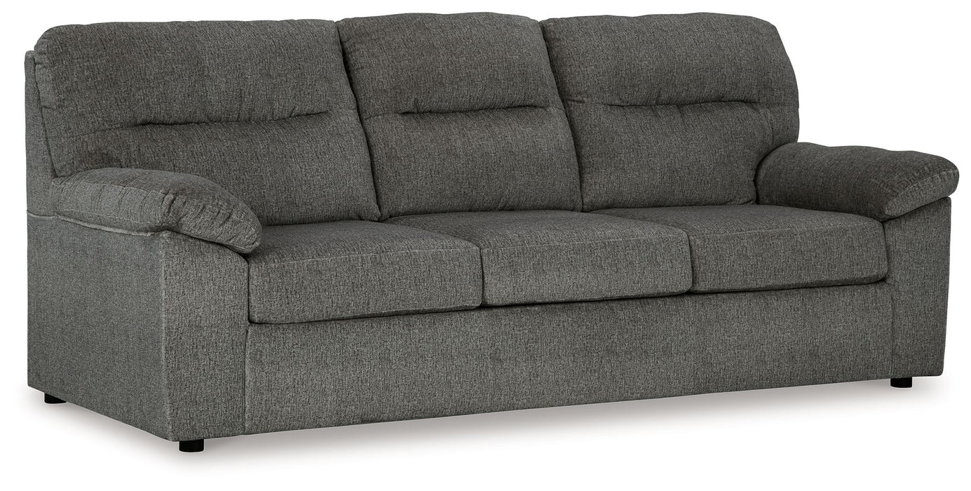 Bindura - Mineral - Sofa With Drop Down Table Sacramento Furniture Store Furniture store in Sacramento