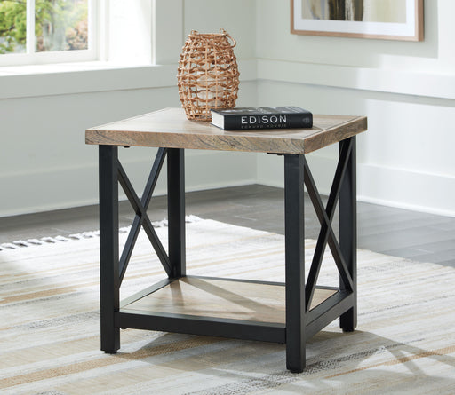 Bristenfort - Brown / Black - Rectangular End Table Sacramento Furniture Store Furniture store in Sacramento