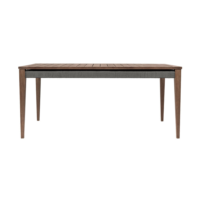 Orbit - Outdoor Patio Dining Table - Weathered Eucalyptus