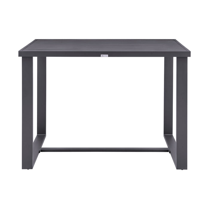 Menorca - Outdoor Patio Bar Height Dining Table - Aluminum