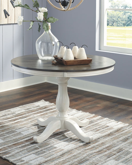 Nelling - White / Brown / Beige- Dining Room Table Sacramento Furniture Store Furniture store in Sacramento