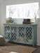 Mirimyn - Antique Teal - Accent Cabinet - Vintage Finish Sacramento Furniture Store Furniture store in Sacramento