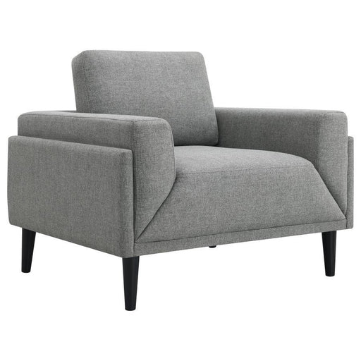 Rilynn - Upholstered Track Arms Chair Sacramento Furniture Store Furniture store in Sacramento