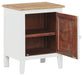 Gylesburg - White / Brown - Accent Cabinet Sacramento Furniture Store Furniture store in Sacramento