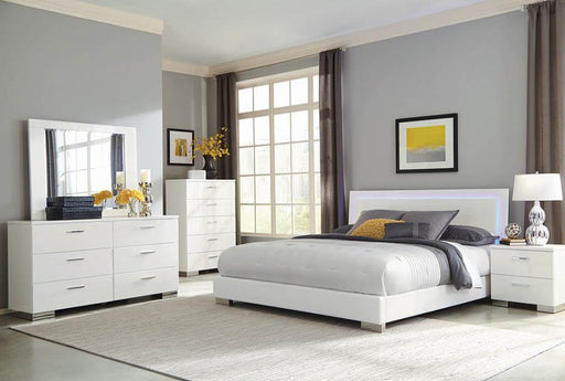 Felicity - Panel Bed with LED Lighting Sacramento Furniture Store Furniture store in Sacramento