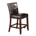 Britney - Counter Height Chair (Set of 2) - Dark Brown - 20" Sacramento Furniture Store Furniture store in Sacramento