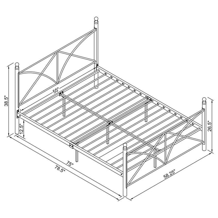 Hart - Metal Platform Bed Sacramento Furniture Store Furniture store in Sacramento