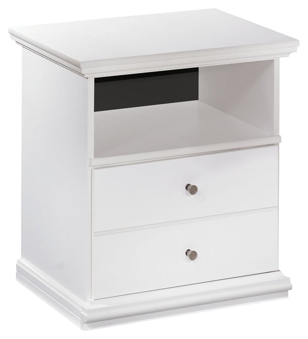 Bostwick - White - One Drawer Night Stand Sacramento Furniture Store Furniture store in Sacramento