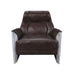 Brancaster - Accent Chair - Espresso Top Grain Leather & Aluminum Sacramento Furniture Store Furniture store in Sacramento