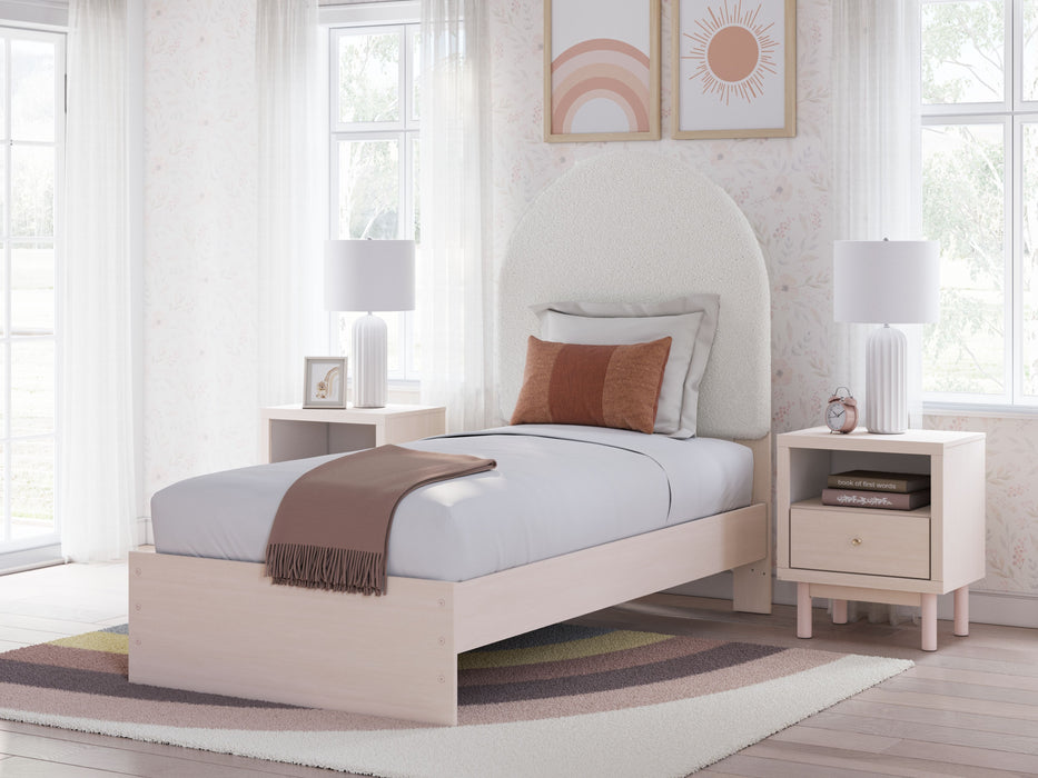 Wistenpine - Upholstered Panel Bed