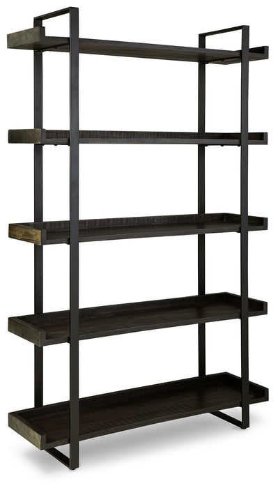 Kevmart - Grayish Brown / Black - Bookcase Sacramento Furniture Store Furniture store in Sacramento