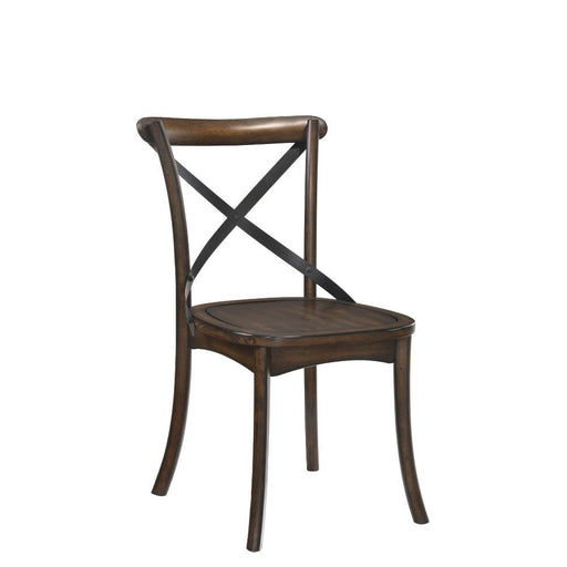 Kaelyn - Side Chair (Set of 2) - Dark Oak & Black Sacramento Furniture Store Furniture store in Sacramento